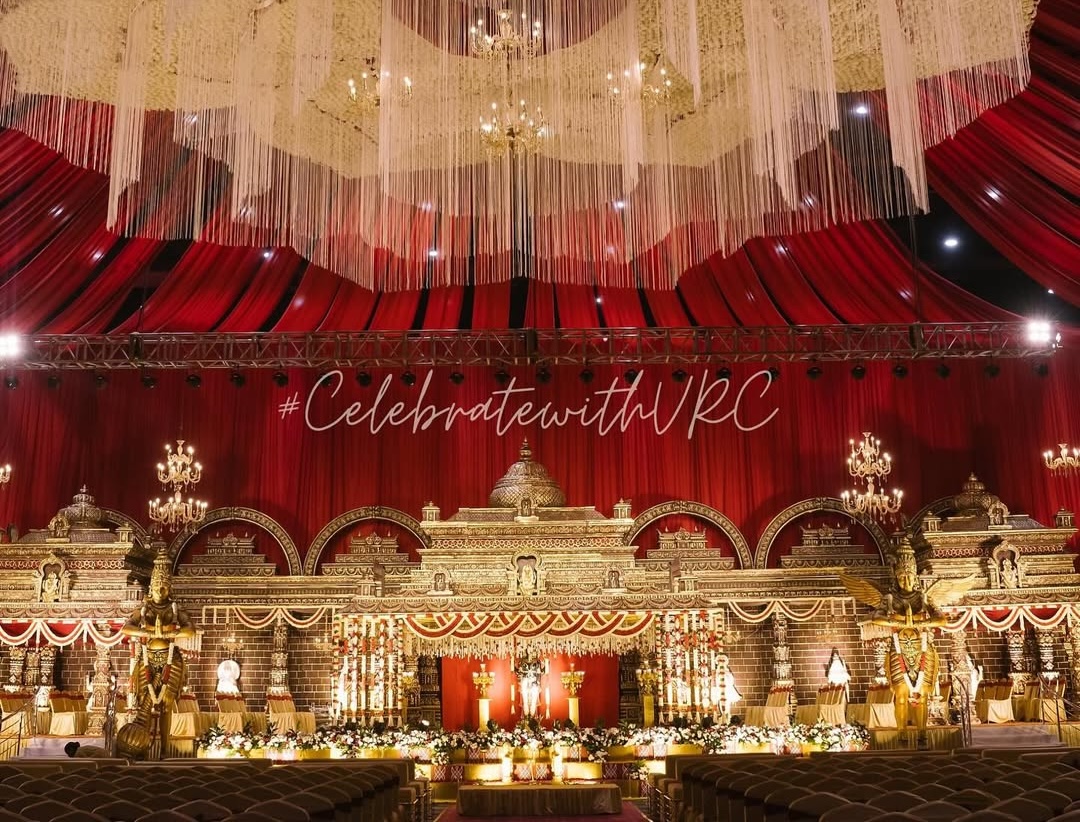 VRC Convention Wedding Venue Hyderabad - Grand Stage Decor